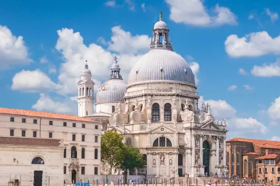 Vista del horizonte de Venecia