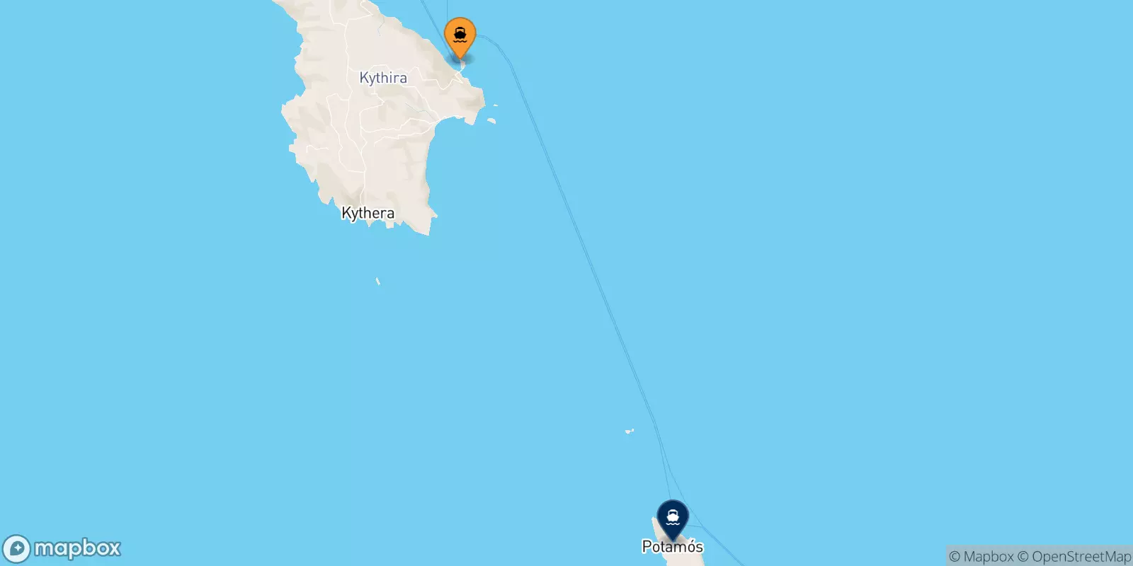 Ferries de Kythira a Islas Jonicas