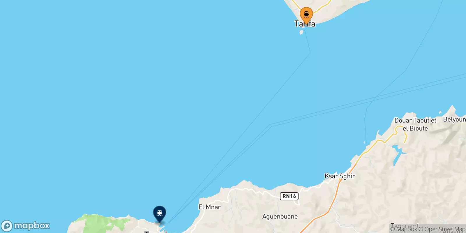 Ferries de Tarifa a Marruecos