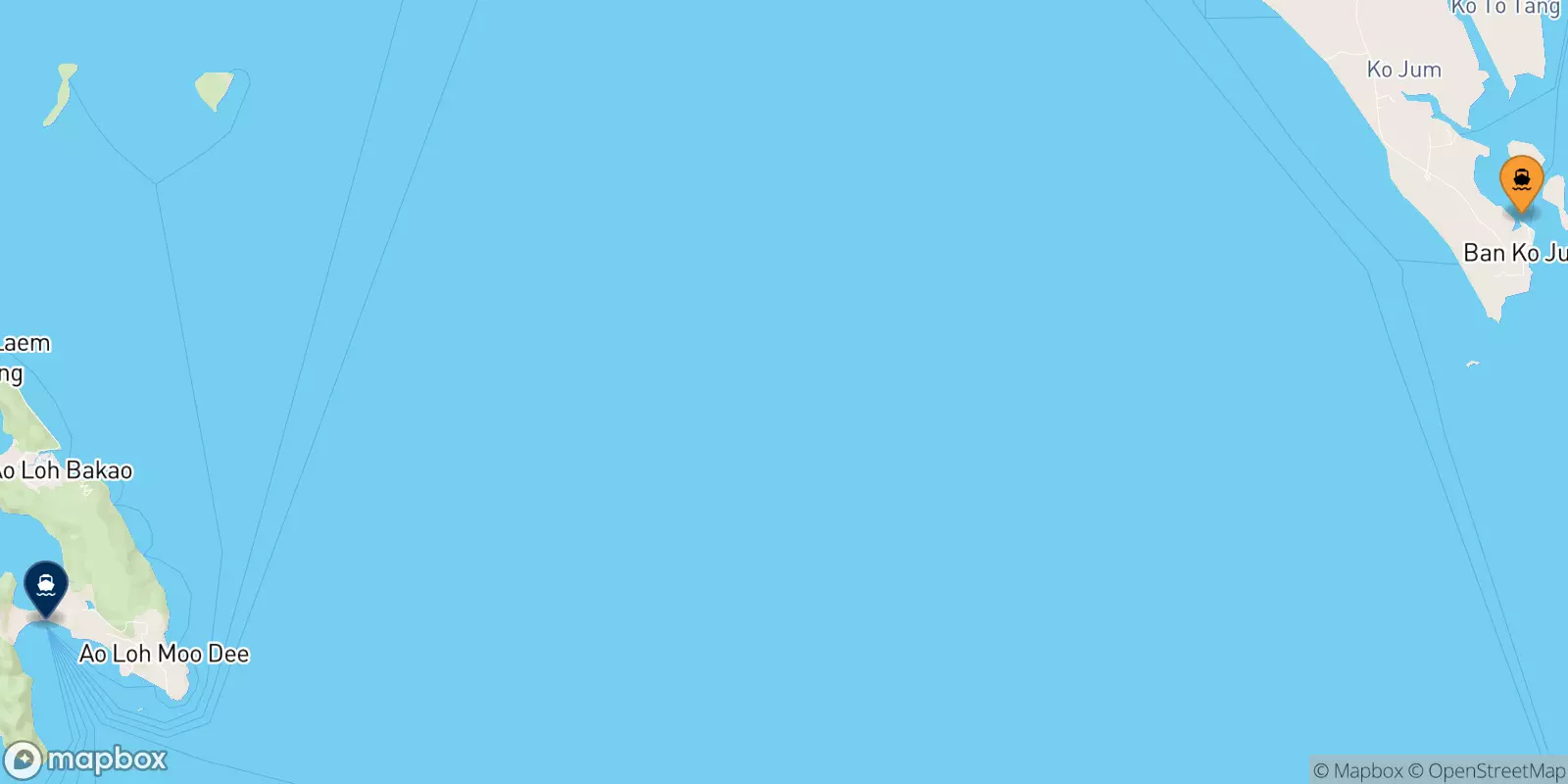 Ferries de Koh Jum a Koh Phi Phi (Tonsai Pier) Ferries de Koh Jum a Koh Phi Phi (Tonsai Pier)