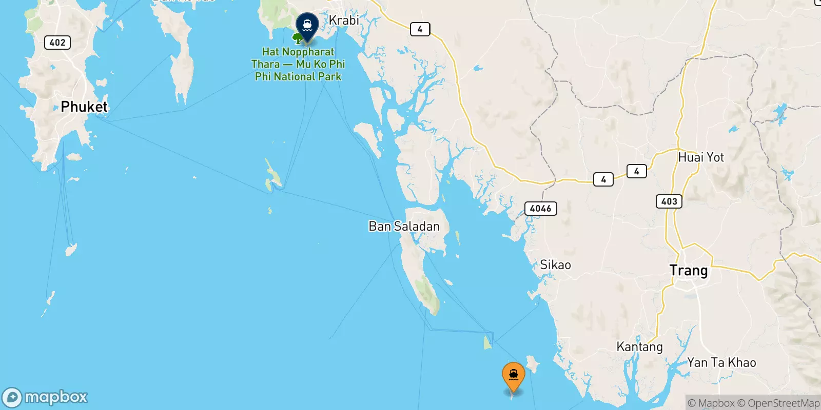 Ferries de Koh Kradan Beach a East Railay Bay Beach Floating Pier